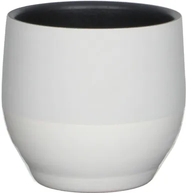 LILLEPOTIÜMBRIS MICA DECORATIONS KARI POT ROUND WHITE - H15XØ16CM VALGE