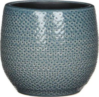 LILLEPOTIÜMBRIS MICA DECORATIONS GABRIEL H14XØ16CM SININE