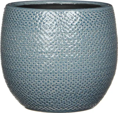 LILLEPOTIÜMBRIS MICA DECORATIONS GABRIEL H16XØ18CM SININE