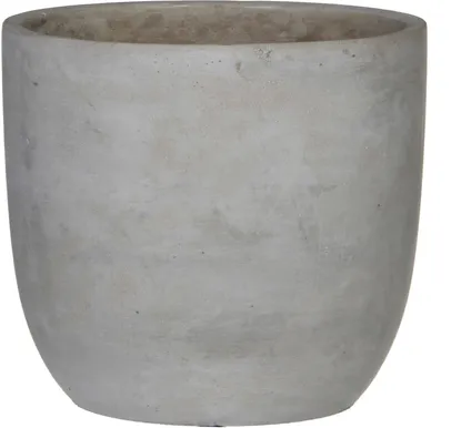 LILLEPOTIÜMBRIS MICA DECORATIONS CLIFF H15,5XØ17CM BEEŽ