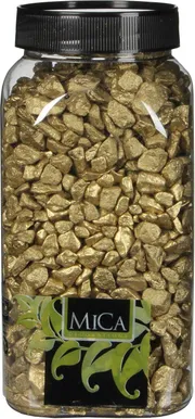 DEKORATIIVKIVID MARMOR MICA DECORATIONS 7,5X7,5X16CM KULDNE PUDEL 1KG