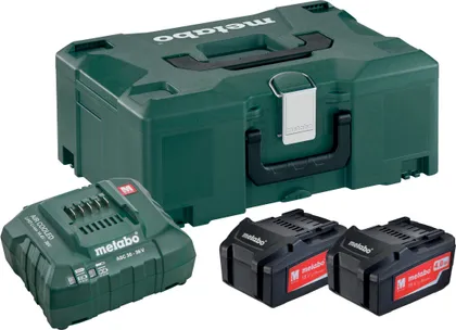 AKUDE BASIC SET METABO 2X4AH JA KIIRLAADIJA