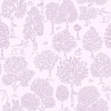 TAPEET JACK 'N ROSE JUNIOR JR3302 0,53X10,05M PUUD ROOSA TAUST