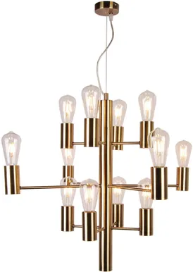 LAELAMP CREYA MILANO 12X40W E27 MESSING