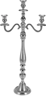 KÜÜNLAHOIDJA 3-LE KÜÜNLALE 65CM ALUMIINIUM