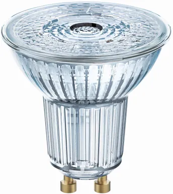 LED LAMP OSRAM 4,3W GU10 2700K 350LM 5TK PAKIS