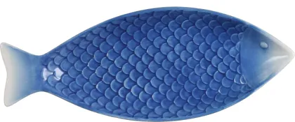 TALDRIK SEASSPRING KALAKUJULINE 37,5X15CM SININE