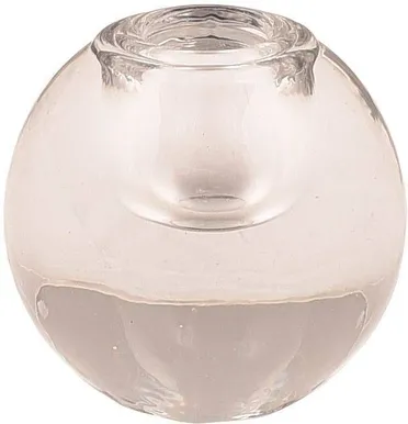 KLAASIST ANTIIKKÜÜNLA ALUS ÜMAR PALL RASTELI 7,5X7,3CM