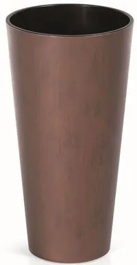 LILLEPOTT PROSPERPLAST TURBUS SLIM CORTEN 30CM TERAS