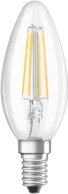 LED LAMP OSRAM 4W B40 827 FIL E14 3TK PAKIS