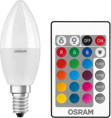 LD LAMP OSRAM 5,5W B40 827 RGB E14 PULT