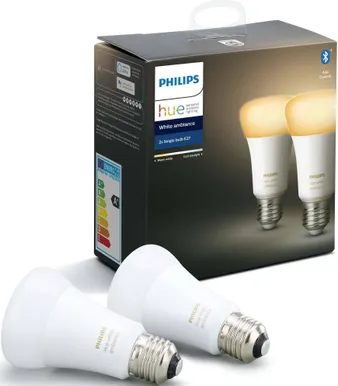 LED LAMP PHILIPS HUE 8,5W A60 E27 2TK PAKIS