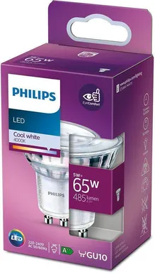 LED LAMP PHILIPS CLASSIC 5-65W GU10 4000K 36D