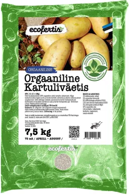 KARTULIVÄETIS ECOFERTIS ORGAANILINE BIO 7,5KG