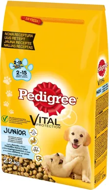 LEMMIKLOOMA KUIVTOIT PEDIGREE JUNIOR KANALIHAGA 2,2KG