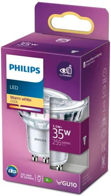 LED LAMP PHILIPS CLASSIC 3,5W GU10 PAR16 255LM