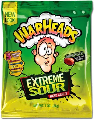 KOMMID WARHEADS EXTREME SOUR HARD CANDY 28G