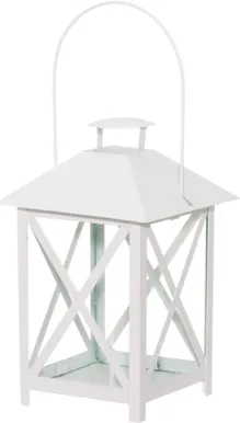 LATERN 4LIVING PARTY WHITE 12X12X27CM