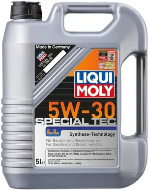 MOOTORIÕLI LIQUI MOLY HÜDROKRAKK ÕLI LL 5W30 BMW OPEL 5L