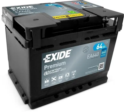 AUTOAKU EXIDE PREMIUM 64AH 640A 242X175X190MM