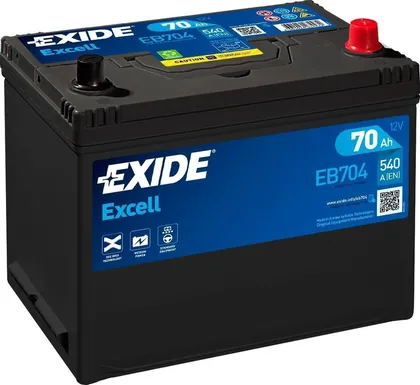 AUTOAKU EXIDE EXCELL 70AH 540A 266X172X223MM