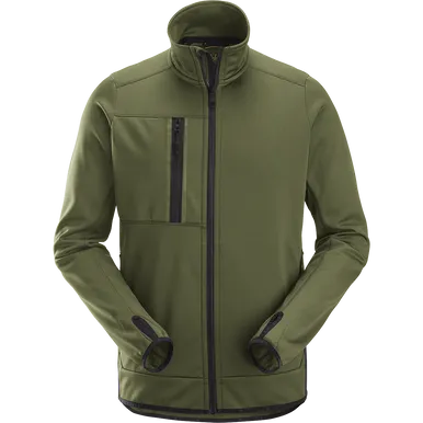 FLIISJAKK SNICKERS ALLROUNDWORK KHAKI ROHELINE XL