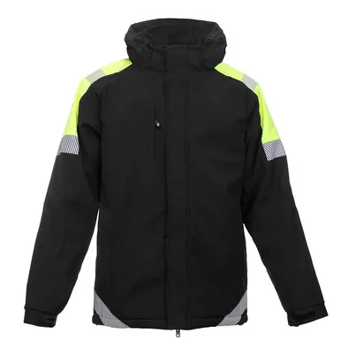 TALVEJOPE SAUGIMA ATLANTA HI-VIS BLACK MUST/KOLLANE S