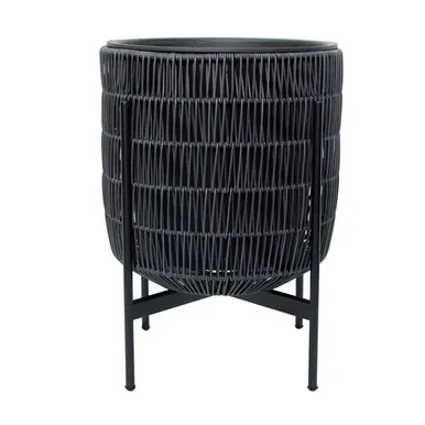 LILLEPOTT WICKER ALUSEGA 30X30XH38CM MUST