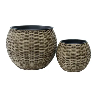 LILLEPOTT WICKER D26XH22CM HELEPRUUN
