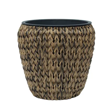 LILLEPOTT WICKER 28X28XH28CM PRUUN