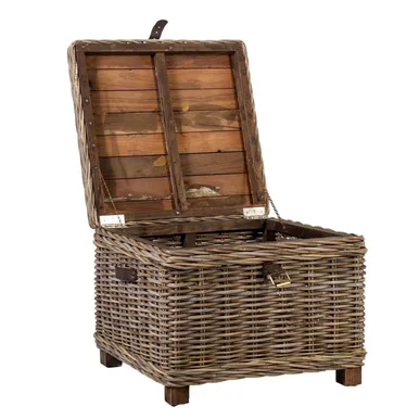 KIRST-ABILAUD EGROS 60X60XH45CM NATURAALNE ROTANG