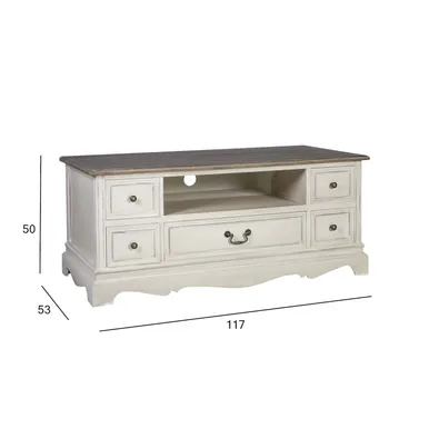 TV-LAUD SAMIRA NEW 117X53XH50CM ANTIIKVALGE