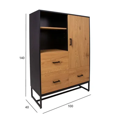 KUMMUT AMSTERDAM 100X40XH140CM TAMM/MUST