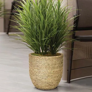 LILLEPOTT GRASSY D27XH26CM BEEŽ