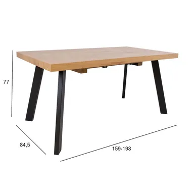SÖÖGILAUD BRIGIT 159/198X84,5XH77CM HELE PUIT