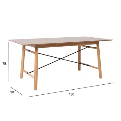 SÖÖGILAUD EMERALD 180X90XH75CM HELE TAMM