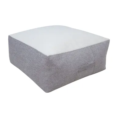 TUMBA LAMB BAG 80X80XH30CM VALGE/HELEHALL