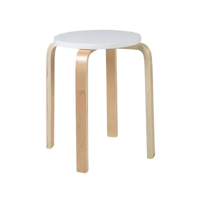 TABURET SIXTY-1 VALGE