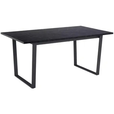 SÖÖGILAUD AMBLE 160X90XH74CM, MUST MARMOR