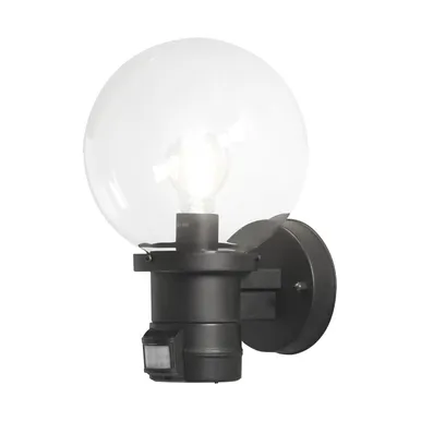 VÄLISVALGUSTI KONSTSMIDE NEMI UP SEINALE 60W IP44 E27 MUST
