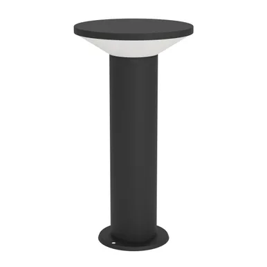 VÄLISVALGUSTI EGLO RIGOSA VÄIKE POST IP44 MUST/VALGE