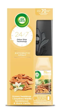 ÕHUVÄRSKENDAJA KOMPLEKT AIR WICK SANDALWOOD&WARM VANILLA 250ML