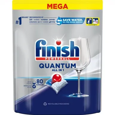 NÕUDEPESUMASINA KAPSLID FINISH QUANTUM 80TK