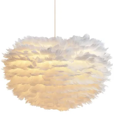 LAELAMP FEATHER D40CM VALGE
