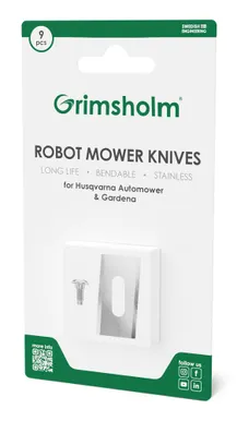 LÕIKETERADE KOMPLEKT GRIMSHOLM ROBOTILE HUSQVARNA/GARDENA 9-OSALINE