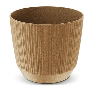 LILLEPOTT PROSPERPLAST RYFO ECO WOOD Ø14,6CM PRUUN
