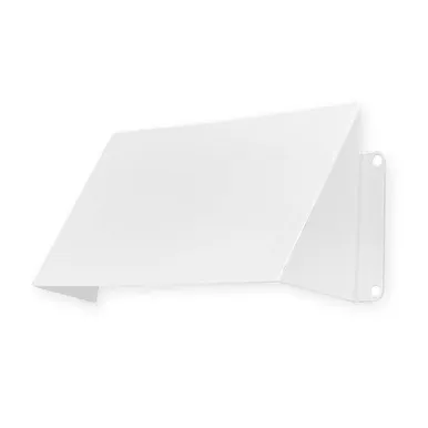 VÄLJALASKEAVA KATE EUROPLAST METALLIST 200X200MM VALGE