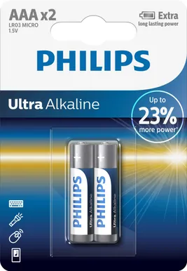 PATAREI PHILIPS ALKALINE AAA/LR03 2TK
