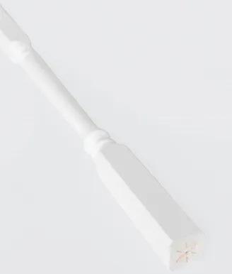 TREPIKÄSIPUU SILE PUITPOST JM14 900X41X41MM VALGE