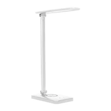 LAUALAMP VIRONE ISIYO LED 7W LAADIJA JA USB-PORTIGA, DIM, VALGE